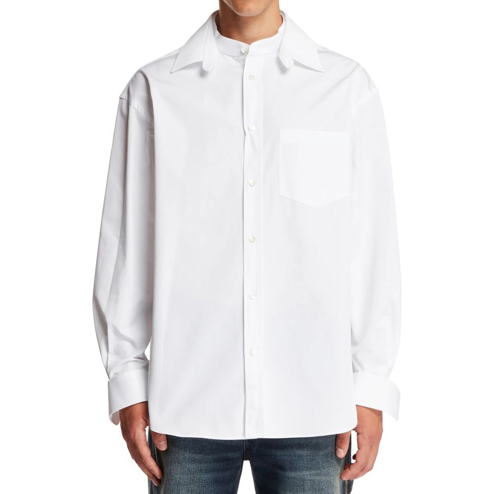 Chemise en coton avec logo Gucci