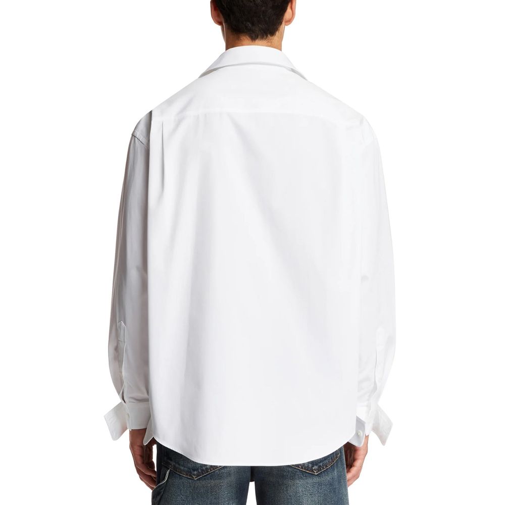 Chemise en coton avec logo Gucci