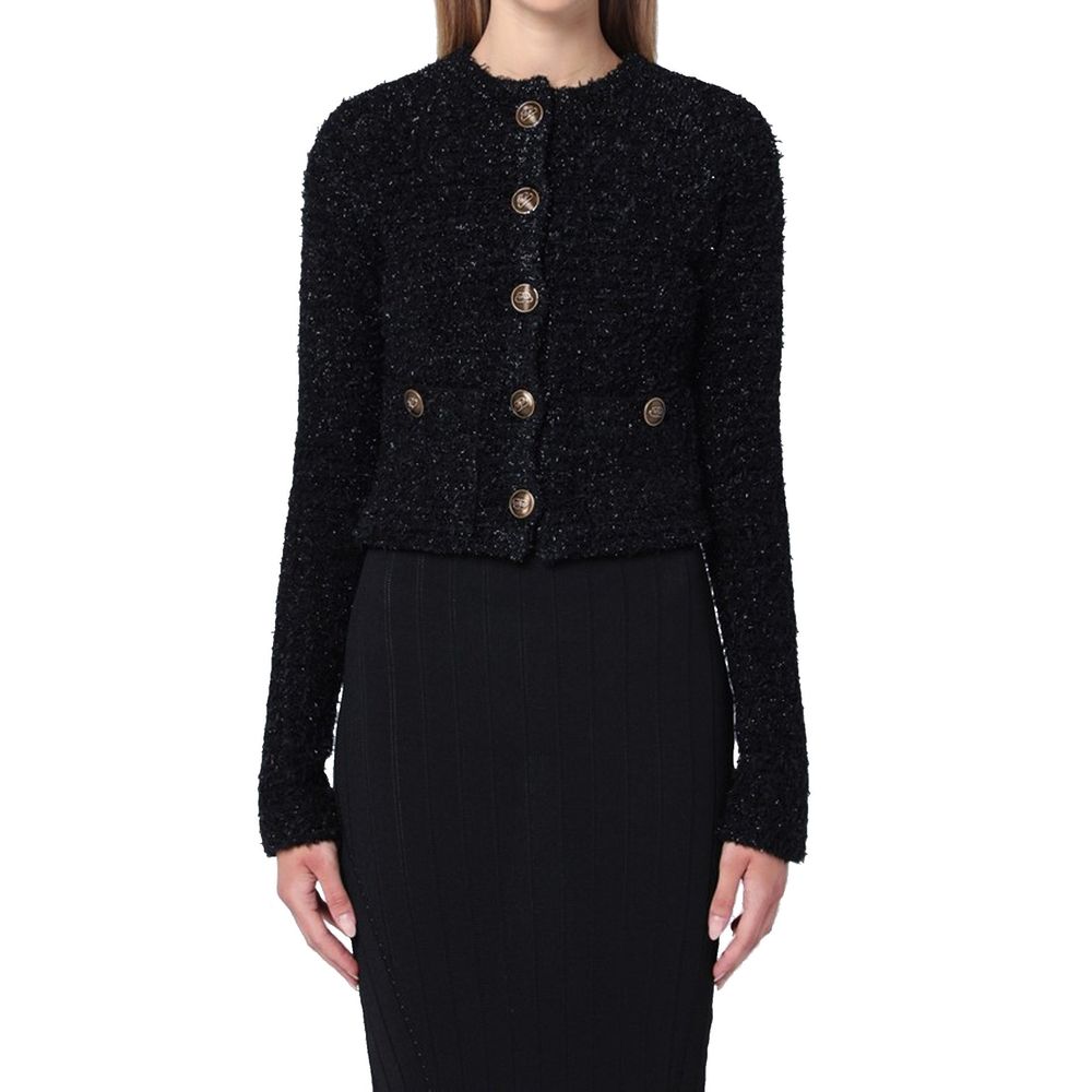 Balenciaga Cardigan court en bouclé