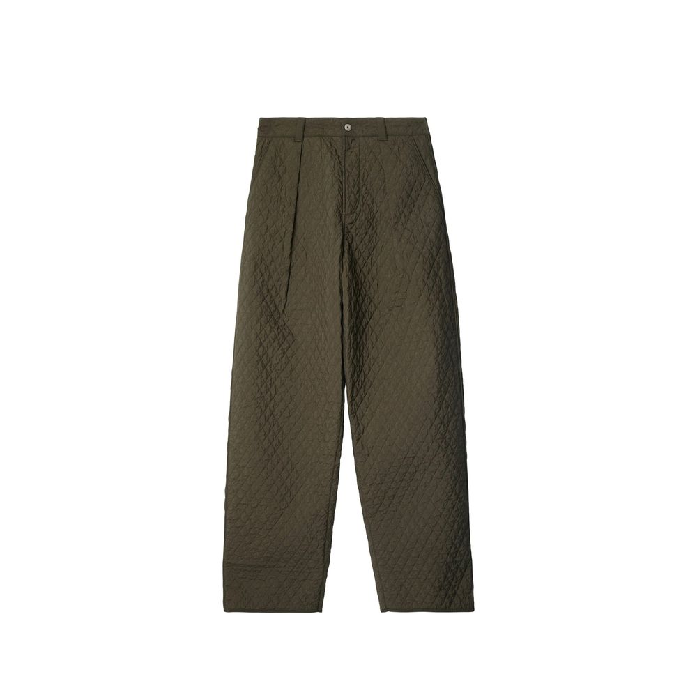 Pantalon plissé matelassé Burberry