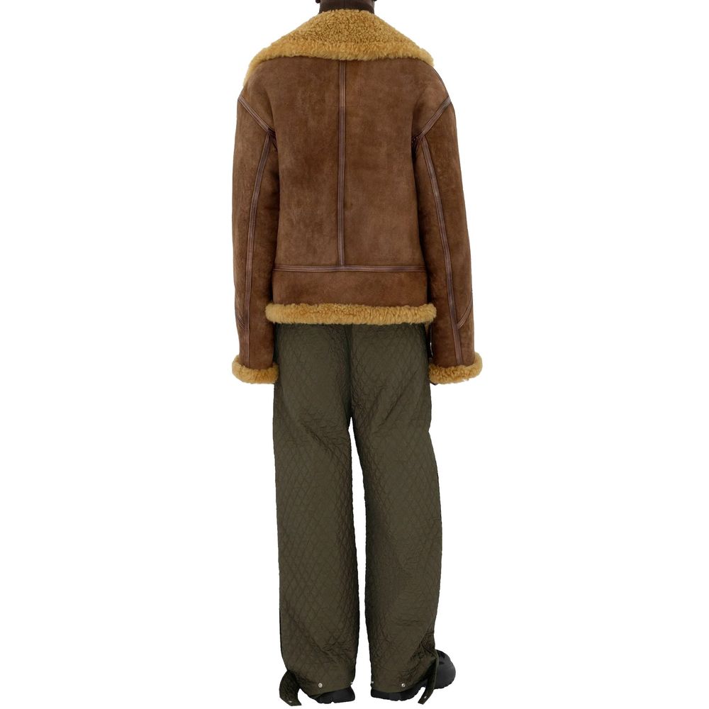 Pantalon plissé matelassé Burberry