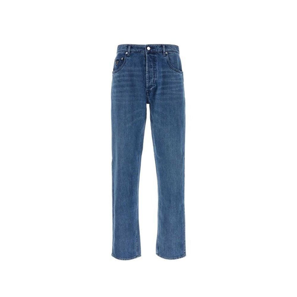 Jean en denim de coton Prada