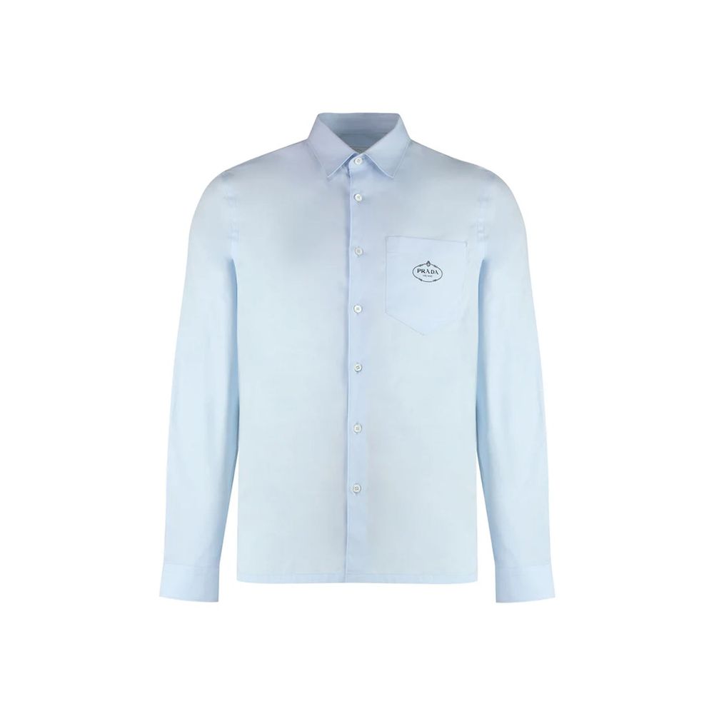 Chemise en coton Oxford Prada