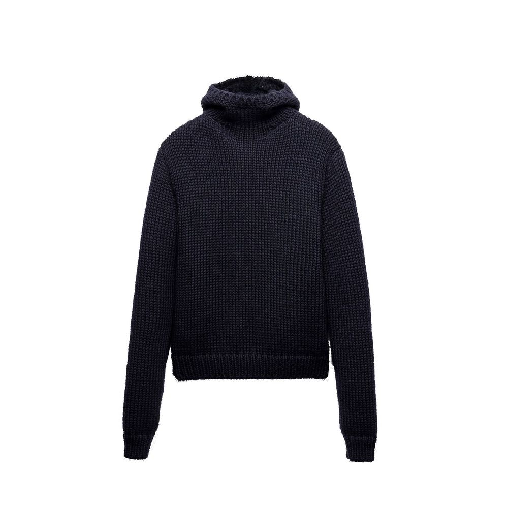 Pull à capuche en laine Prada