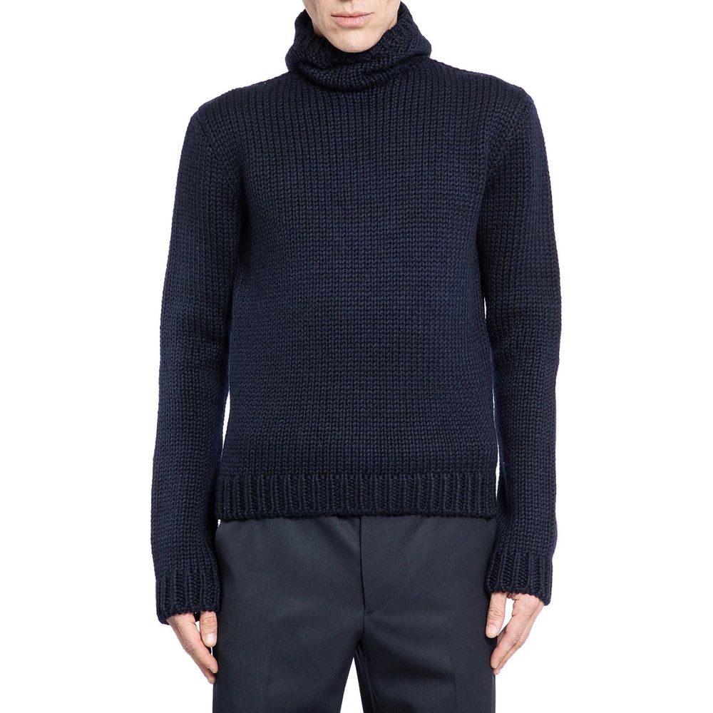 Pull à capuche en laine Prada