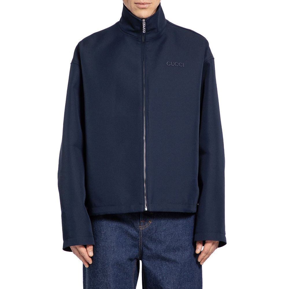 Veste en laine mélangée Gucci