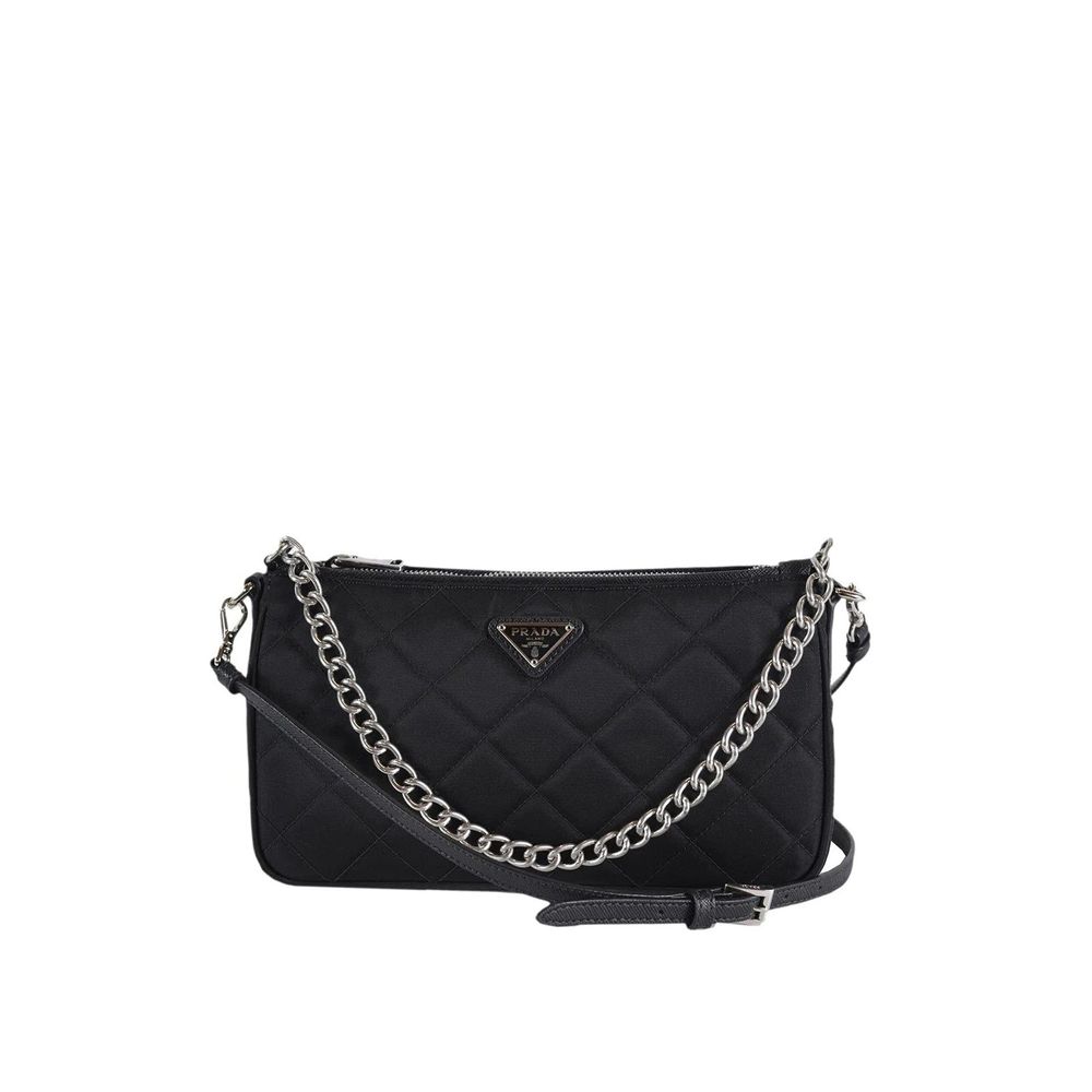 Sac à bandoulière Prada matelassé à chaîne