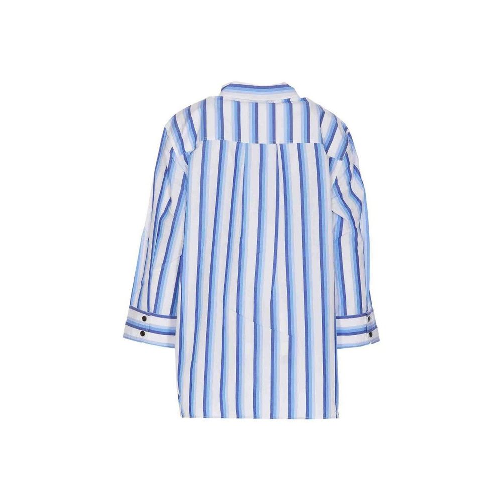 Chemise rayée en coton Ganni