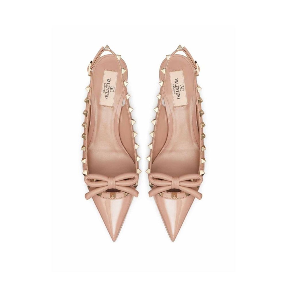 Escarpins à bride arrière en cuir Valentino Garavani