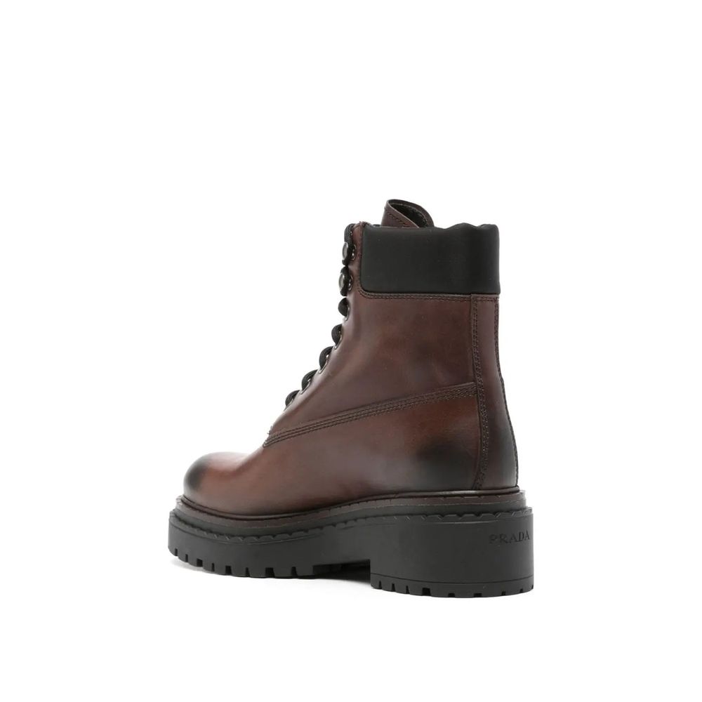 Bottes en cuir Prada