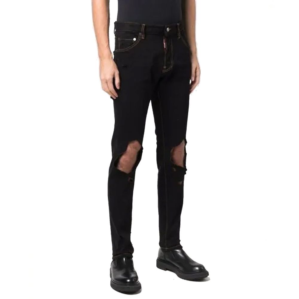 Jean en denim de coton Dsquared²