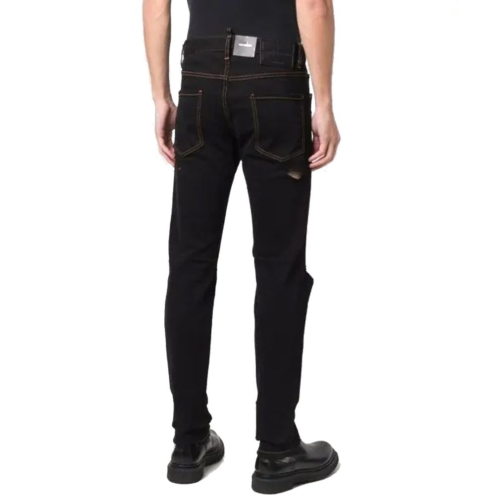 Jean en denim de coton Dsquared²