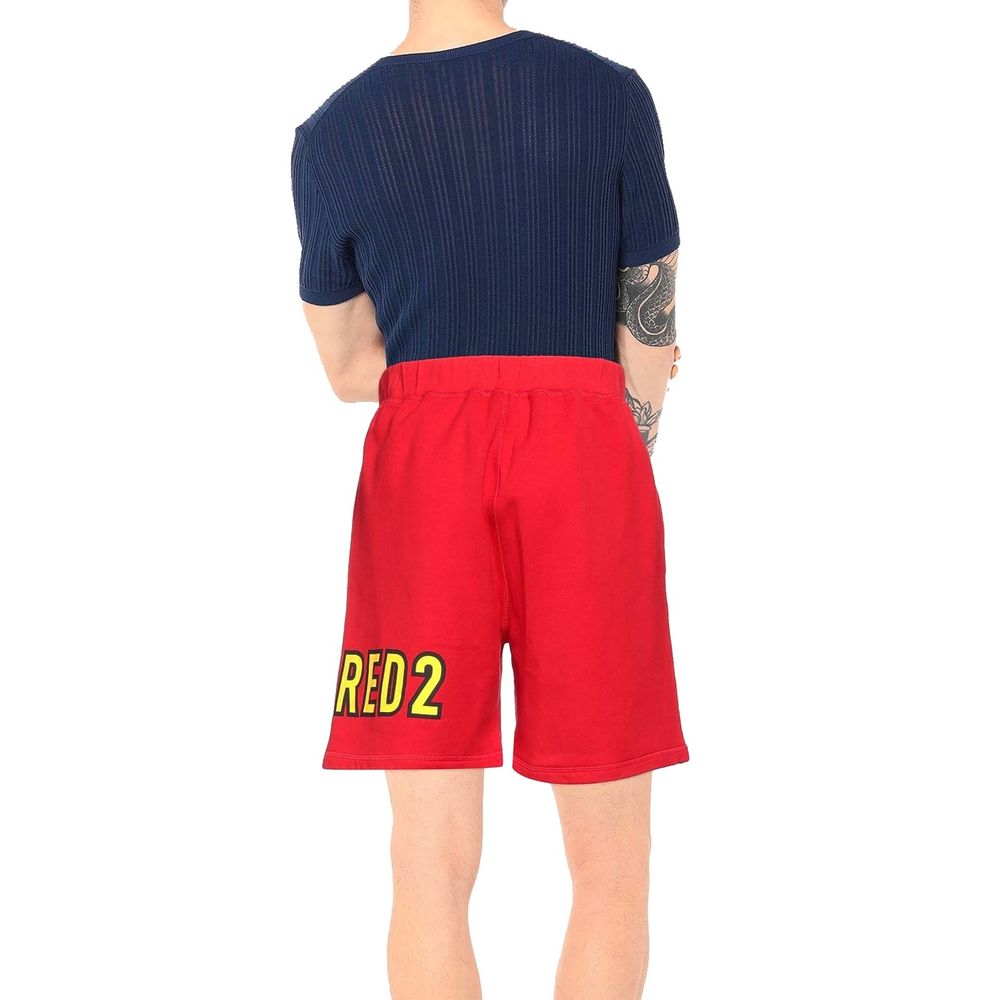 Short en coton avec logo Dsquared²
