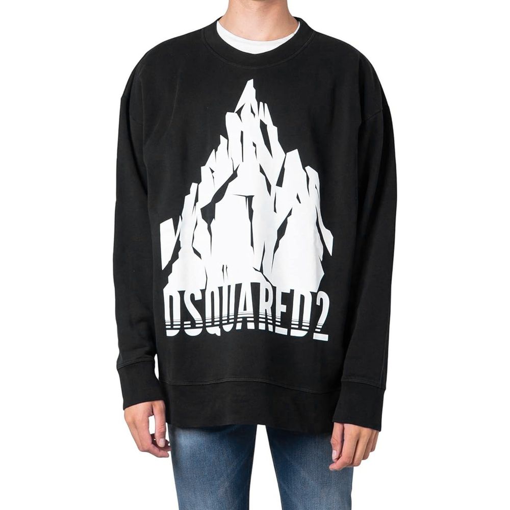 Sweat-shirt en coton avec logo Dsquared²