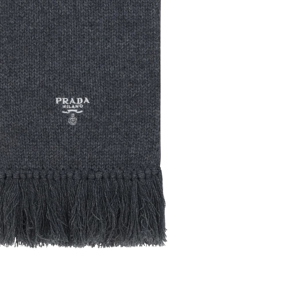 Écharpe Prada en cachemire avec logo