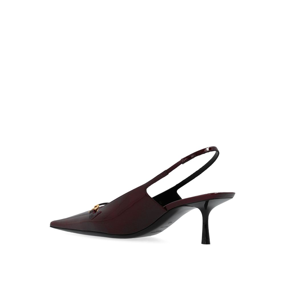 Escarpins à bride arrière en cuir « Carine » de Saint Laurent