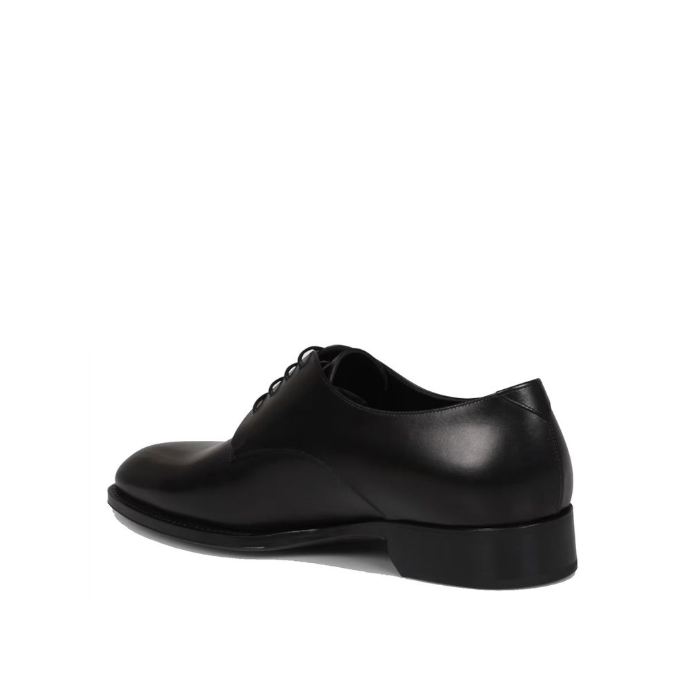 Derbies en cuir Saint Laurent Adrien
