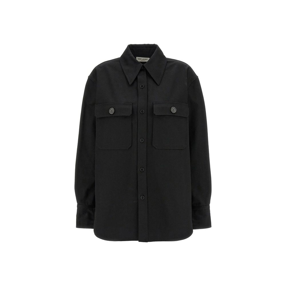 Chemise en coton Saint Laurent