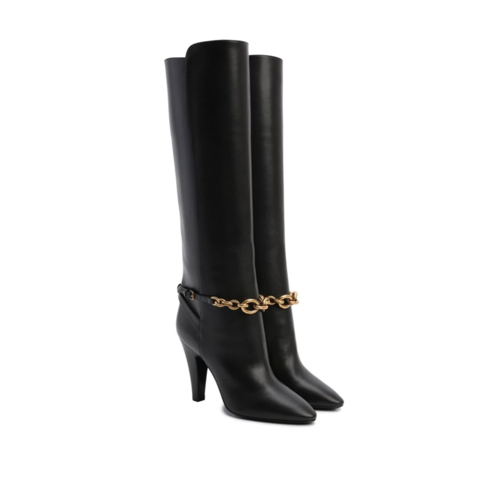 Bottes en cuir Saint Laurent