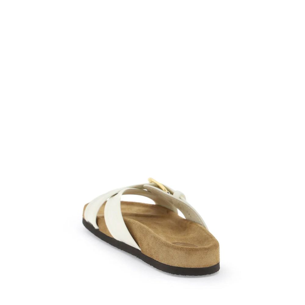 Sandales plates en cuir Valentino Garavani