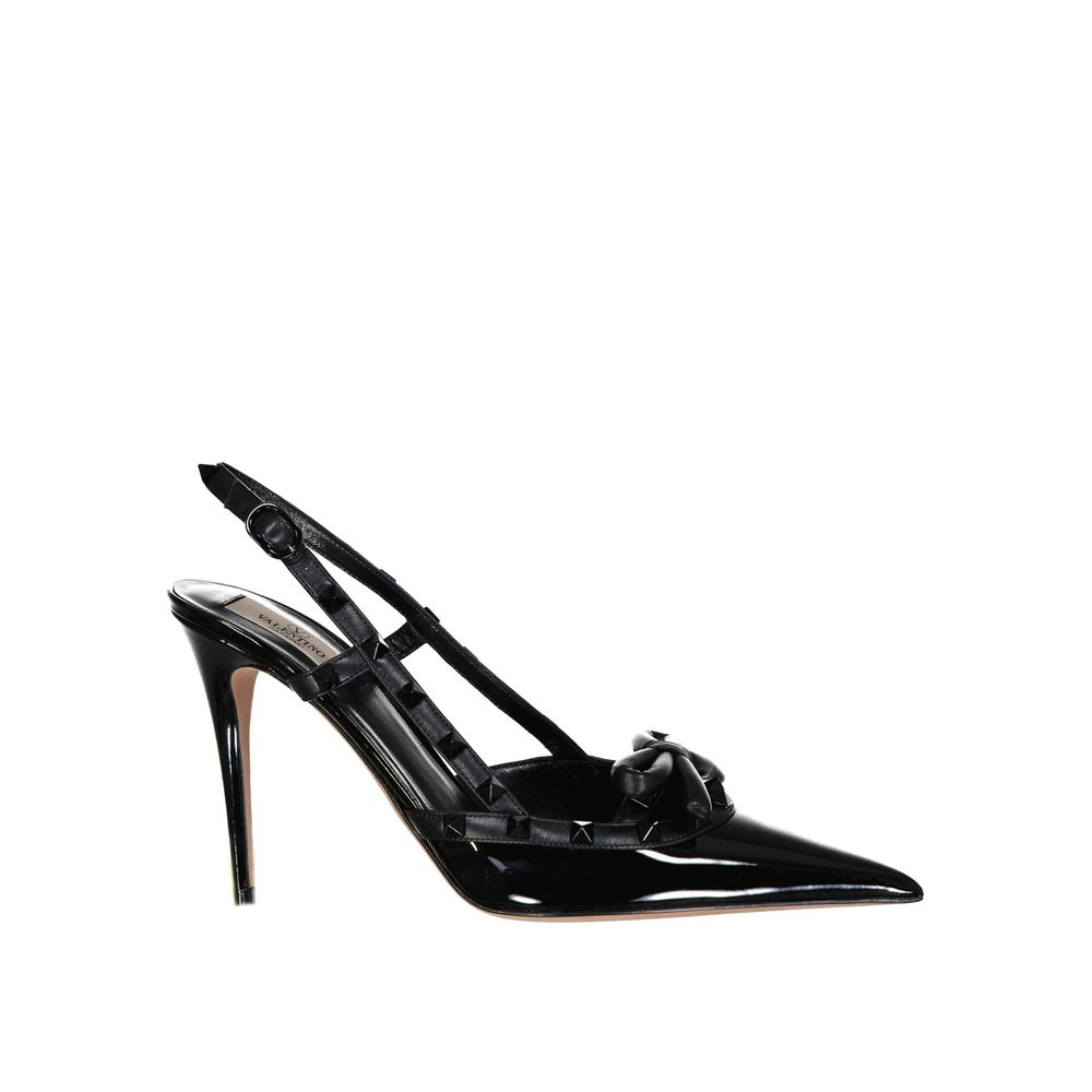 Escarpins à bride arrière en cuir Rockstud Valentino Garavani