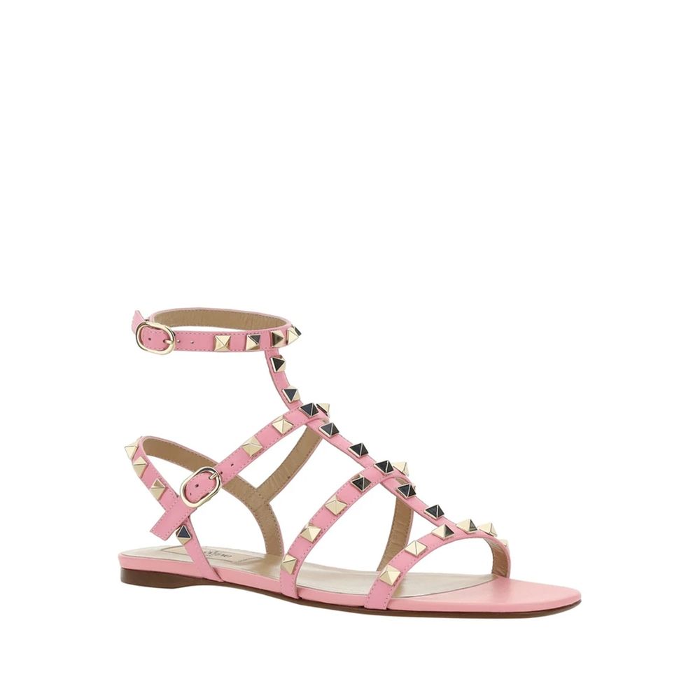 Sandales en cuir Rockstud Valentino Garavani