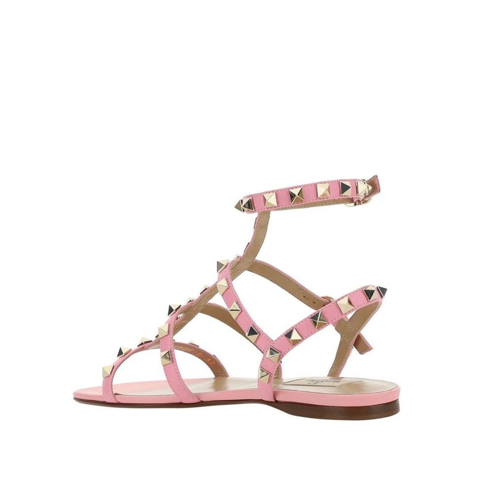 Sandales en cuir Rockstud Valentino Garavani
