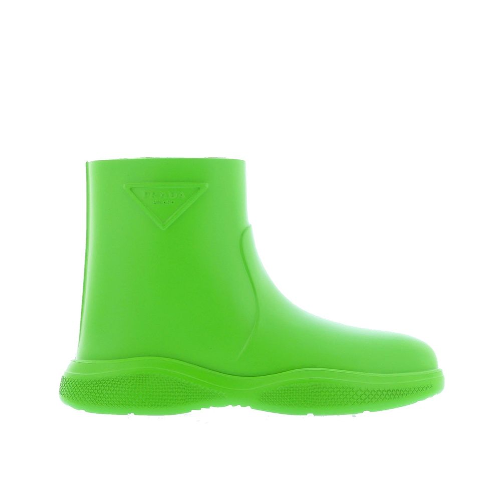 Bottes en caoutchouc avec logo Prada