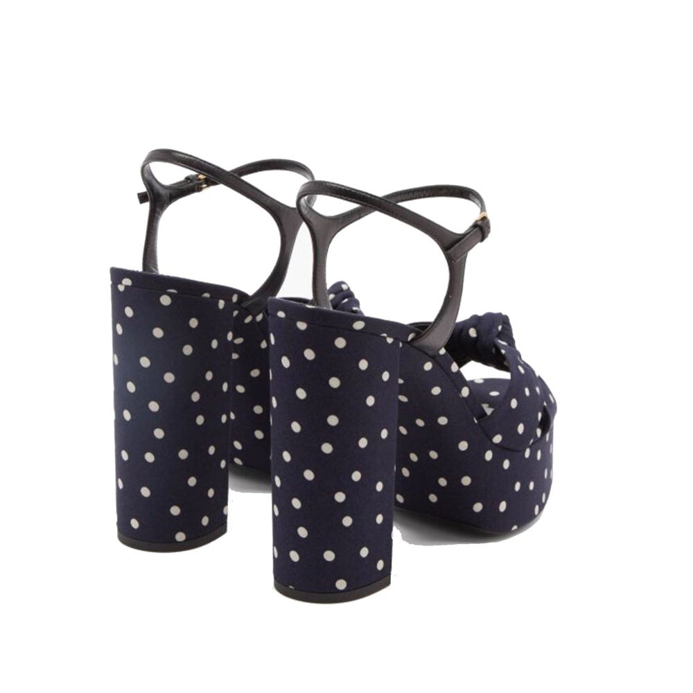Sandales à pois Bianca de Saint Laurent