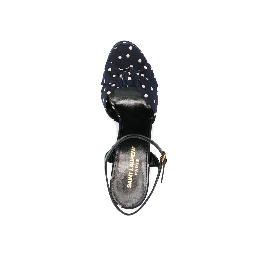 Sandales à pois Bianca de Saint Laurent