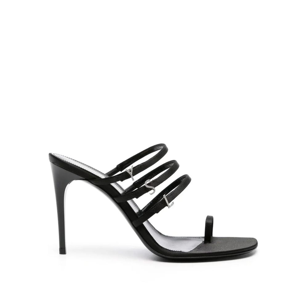 Sandales en satin Jerry 95 de Saint Laurent