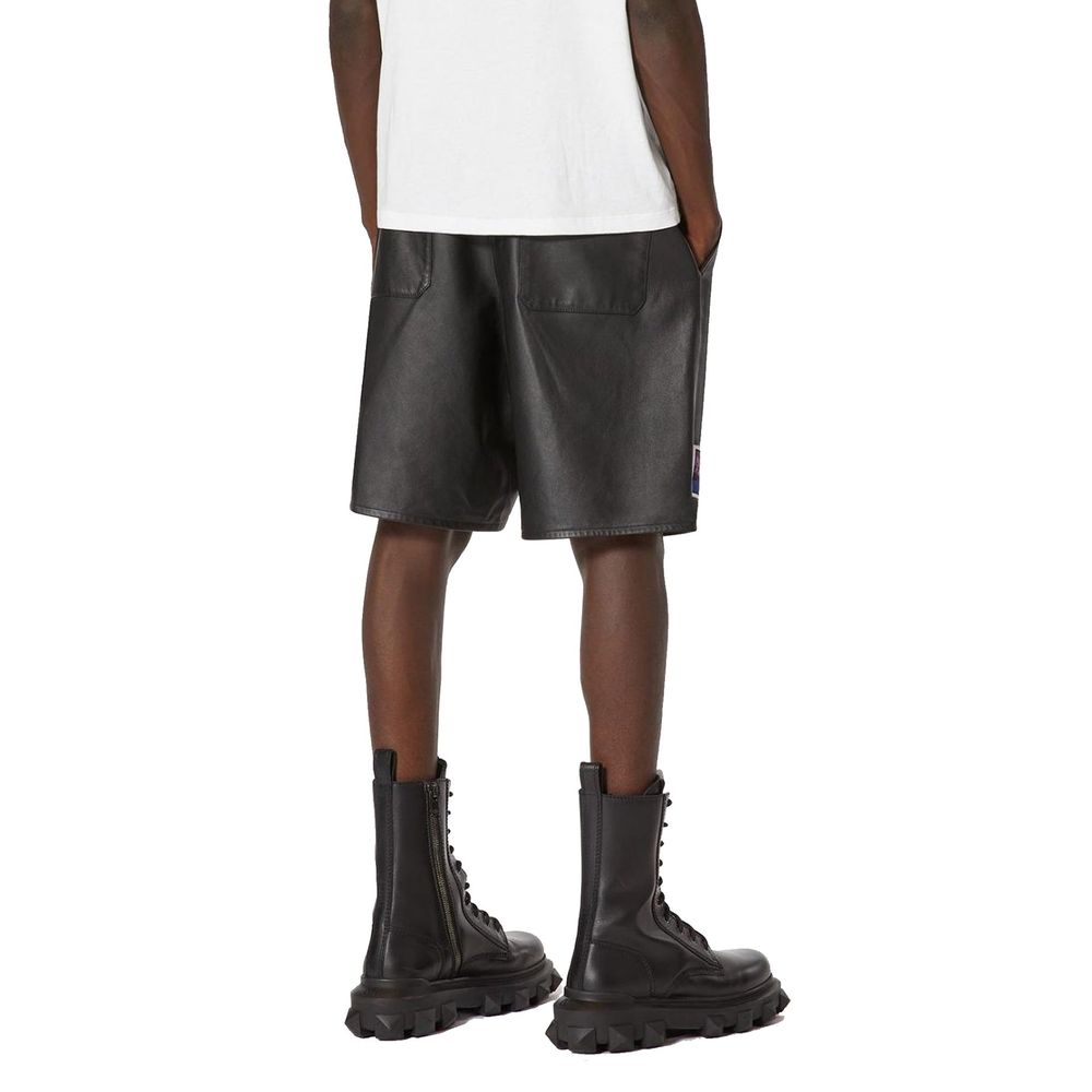 Short en cuir Valentino