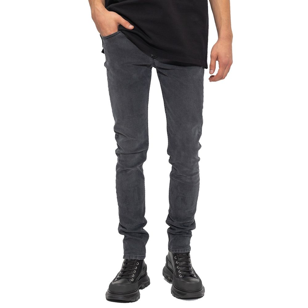 Jean en denim de coton Alexander McQueen