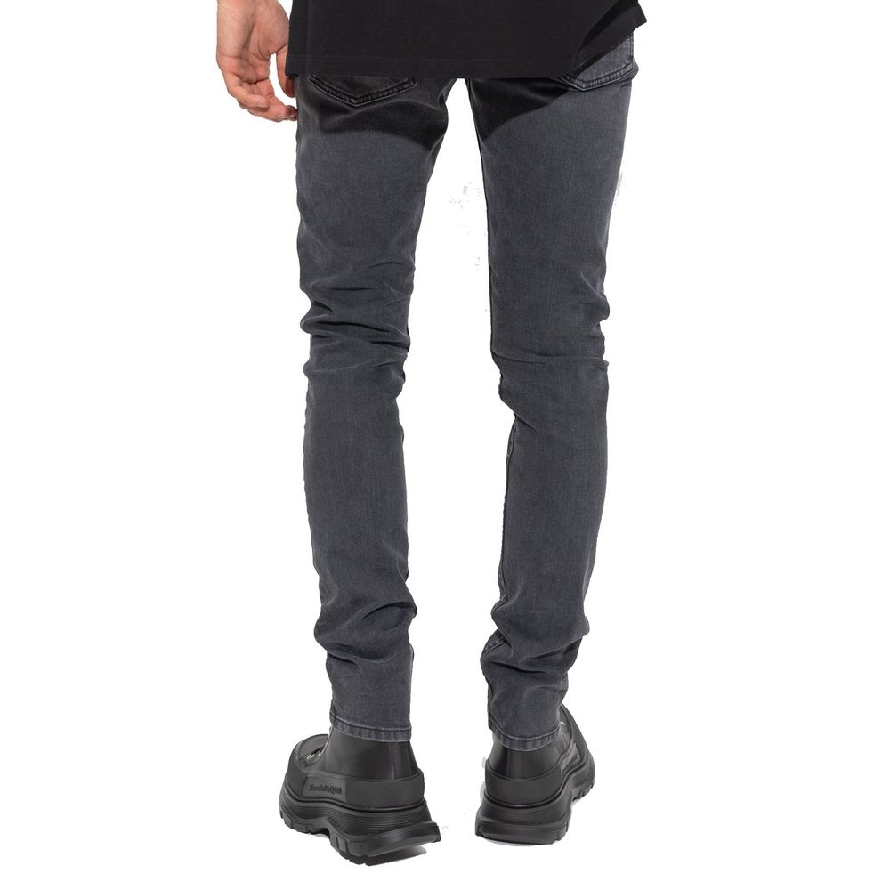 Jean en denim de coton Alexander McQueen