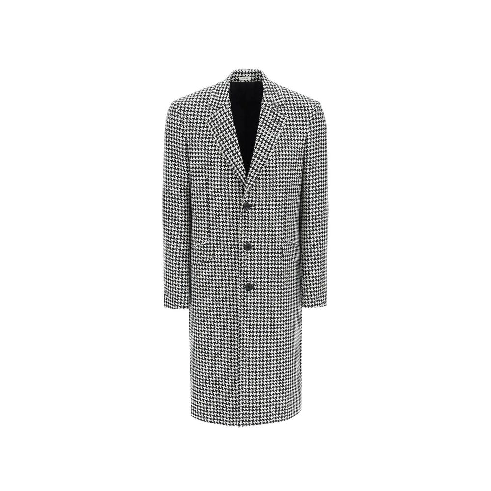 Manteau en laine pied-de-poule Alexander McQueen