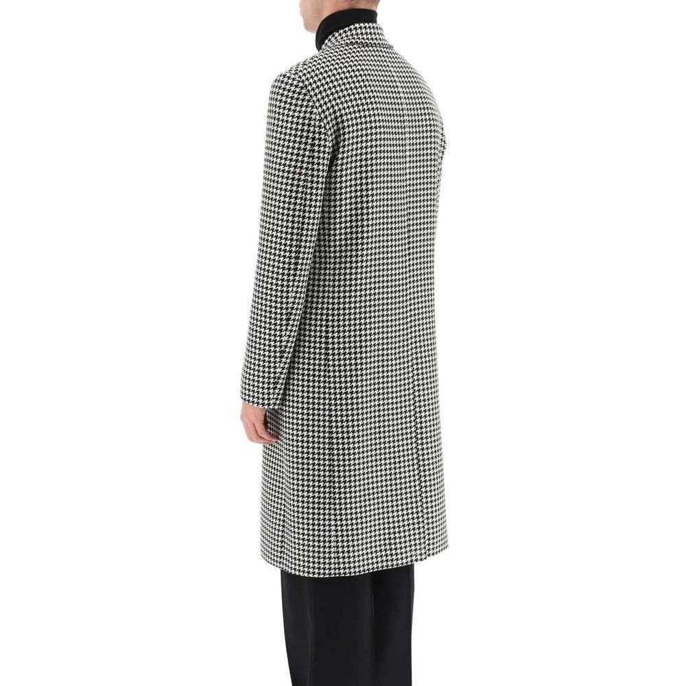 Manteau en laine pied-de-poule Alexander McQueen