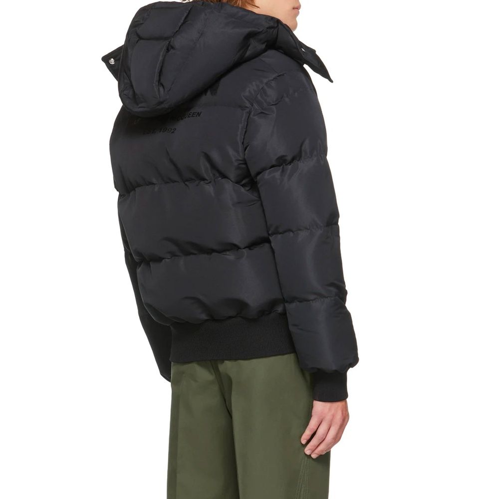 Blouson aviateur matelassé en laine mélangée Alexander McQueen