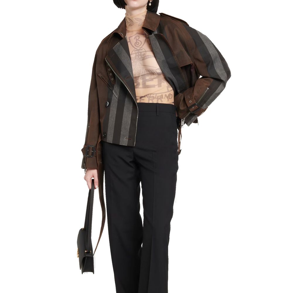 Veste motard Burberry
