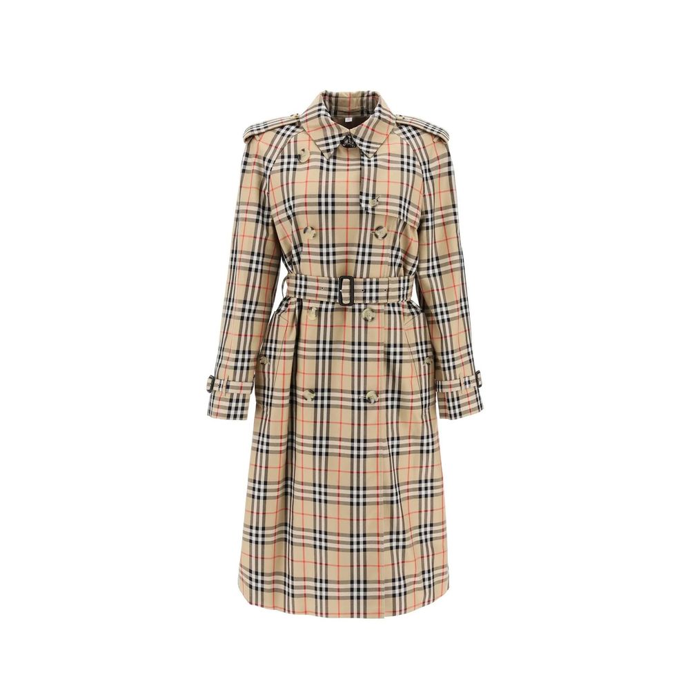 Trench à carreaux Burberry