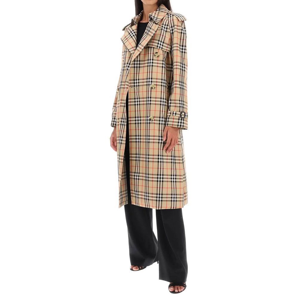 Trench à carreaux Burberry