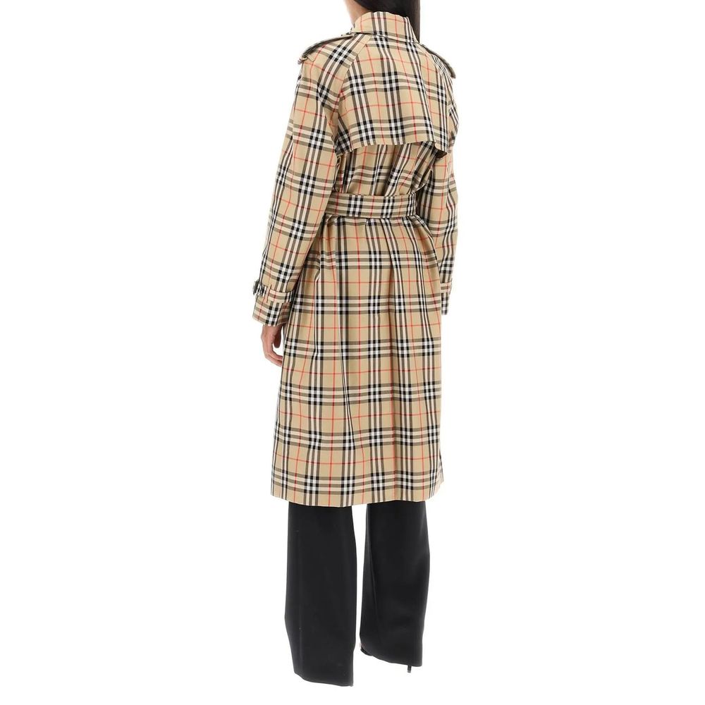 Trench à carreaux Burberry