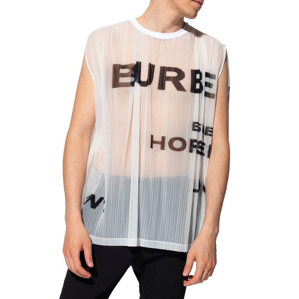 Débardeur en maille imprimé Burberry Horseferry