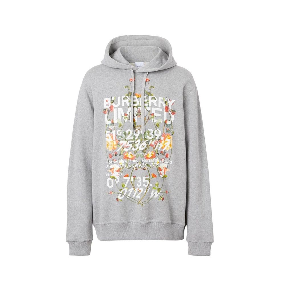 Pull en coton à logo Burberry