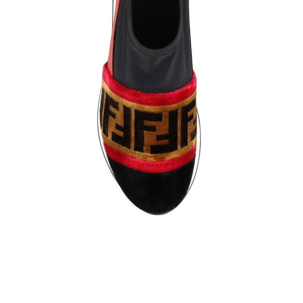 Baskets à logo Fendi