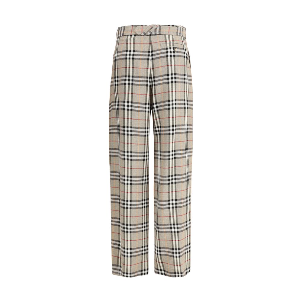 Pantalon à carreaux Burberry Archive