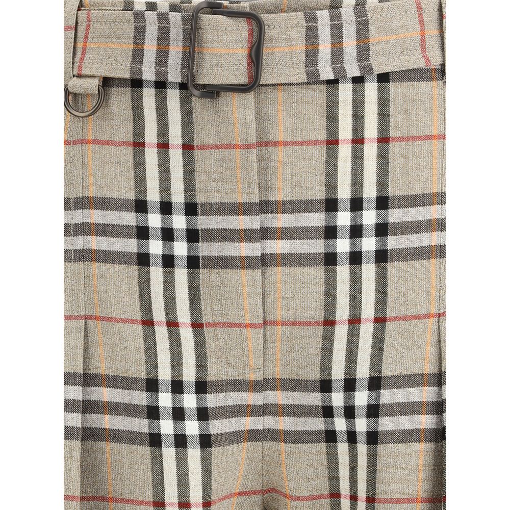 Pantalon à carreaux Burberry Archive