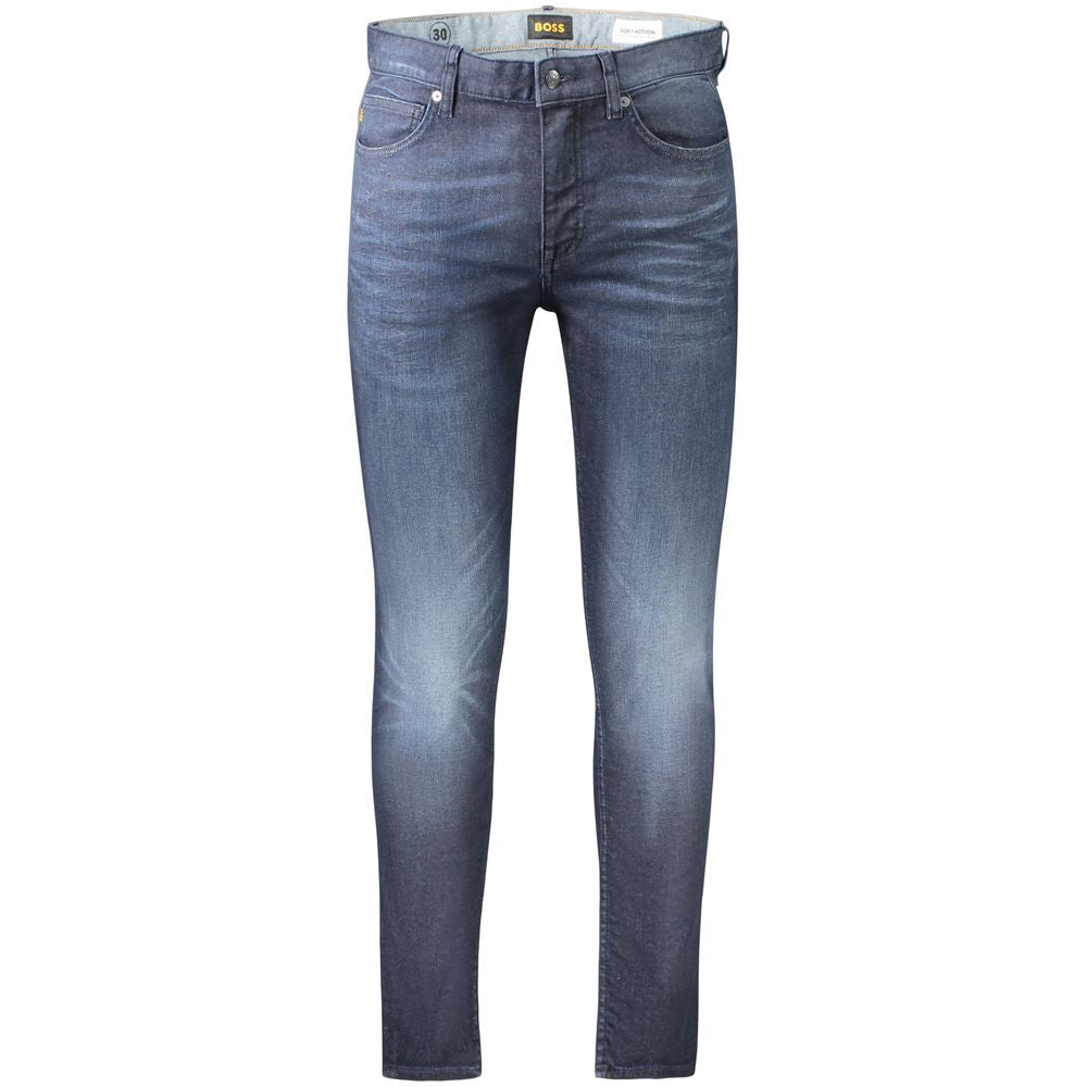 Jean slim en coton bleu Hugo Boss pour homme
