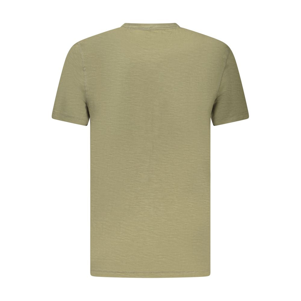 T-shirt homme en coton vert Hugo Boss