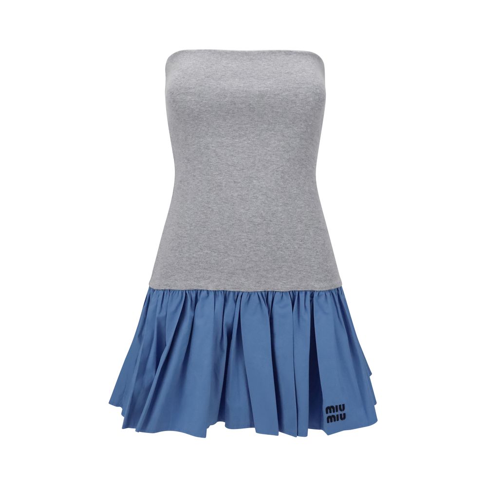 Mini-robe sans manches Miu Miu