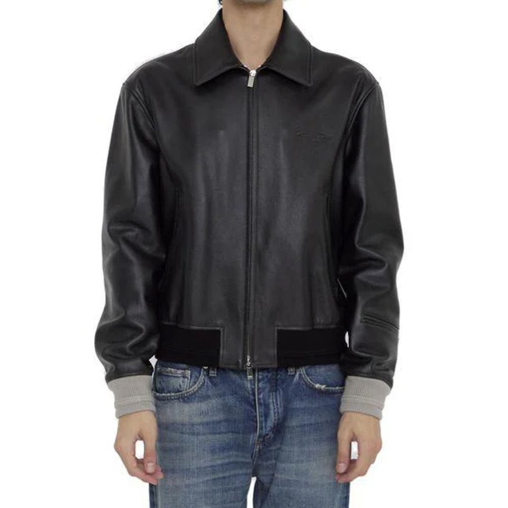 Veste en cuir Dior Christian Couture